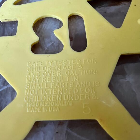 McDonald’s Vtg Stencil 1986 - Picture 4 of 4